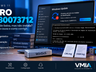 Erro 0X80073712 No Windows 11 Com Falha No Windows Update E Diagnóstico Do Component Store Usando Dism, Sfc E Cbs.log.