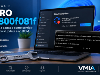 Erro 0X800F081F No Windows 11 Durante O Windows Update E Reparação Do Sistema Com O Comando Dism Restorehealth.