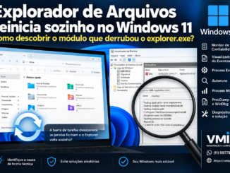 Explorador De Arquivos Reinicia Sozinho No Windows 11 Com Módulo Responsável Pela Falha Do Explorer.exe Identificado No Visualizador De Eventos