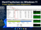 Hard Faults/Sec No Windows 11 No Monitor De Recursos Mostrando Falhas Graves Por Segundo E Uso Da Memória Ram
