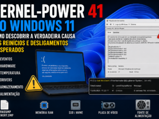 Kernel-Power 41 No Windows 11 Com Visualizador De Eventos E Diagnóstico De Reinícios Inesperados