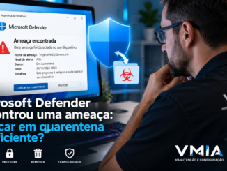 Microsoft Defender Encontrou Uma Ameaça No Windows 11 E Colocou O Arquivo Em Quarentena Para Impedir Sua Execução