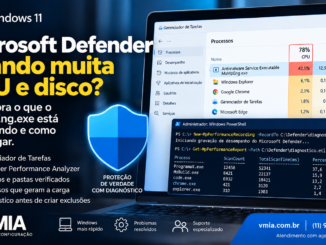 Microsoft Defender Usando Muita Cpu E Disco No Windows 11 Com Msmpeng.exe E Defender Performance Analyzer.