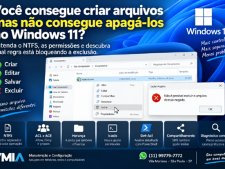 Usuário Consegue Criar E Editar Arquivos, Mas Não Consegue Apagá-Los No Windows 11 Por Causa De Permissões Ntfs, Acl, Herança E Acesso Negado