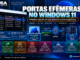 Portas Efêmeras No Windows 11 Mostrando Conexões Tcp E Udp, Porta Local E Remota, Time_Wait, Close_Wait, Nat E Ferramentas De Diagnóstico