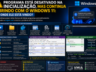 Programa Abre Sozinho No Windows 11 Mostrando Startup, Registro, Tarefas Agendadas, Serviços, Autoruns E Process Explorer Para Descobrir A Origem