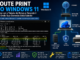 Route Print No Windows 11 Mostrando Tabela De Rotas Ipv4, Gateway, Métricas, Vpn E Interfaces Para Diagnóstico De Rede