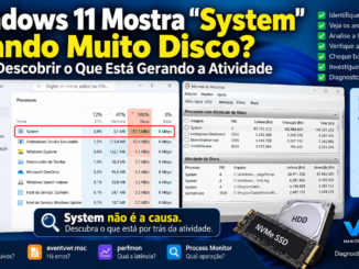 System Usando Muito Disco No Windows 11 Mostrando Disco Em 100%, Monitor De Recursos, Latência E Diagnóstico De Ssd E Hd