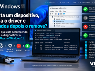 Windows 11 Detecta Dispositivo, Instala O Driver E Depois Remove, Com Diagnóstico De Plug And Play Usando Pnputil, Get-Pnpdevice E Device Instance Id
