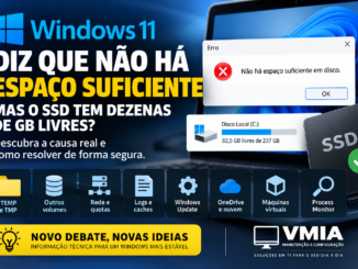 Windows 11 Diz Que Não Há Espaço Suficiente Mesmo Com Ssd Com Dezenas De Gb Livres, Mostrando Diagnóstico De Temp, Outros Volumes, Quotas, Windows Update, Onedrive E Process Monitor