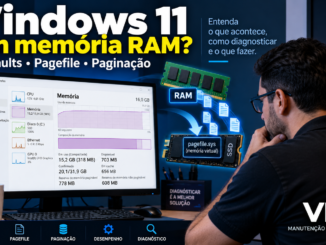 Windows 11 Sem Memória Ram Mostrando Hard Faults, Pagefile.sys E Paginação Entre Ram E Ssd