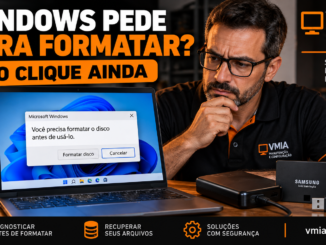 Windows Pede Para Formatar O Disco Antes De Usá-Lo Com Hd, Ssd E Pendrive Conectados Ao Computador