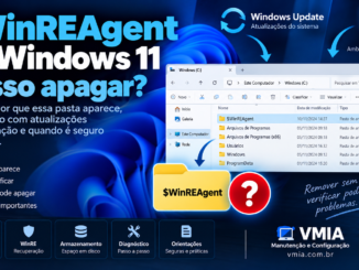 Pasta $Winreagent No Windows 11 Mostrando Sua Relação Com Windows Update E Recuperação