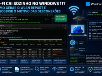 Wlan Report No Windows 11 Mostrando Histórico De Conexões, Quedas De Wi-Fi, Ssid, Bssid, Roaming E Diagnóstico De Desconexões