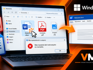 Arquivo Não Abre Com Dois Cliques No Windows 11, Mostrando Erro No Explorador De Arquivos Ao Abrir Docx E Pdf, Embora O Documento Funcione Dentro Do Programa.
