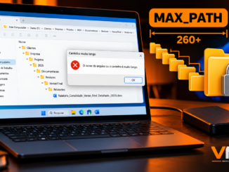 Notebook Com Windows 11 Exibindo Erro De Caminho Muito Longo No Explorador De Arquivos, Pastas Aninhadas, Max_Path E Cadeado.