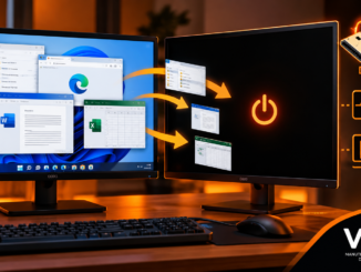 Windows 11 Mudando A Posição Das Janelas Entre Dois Monitores Após Desligamento De Uma Tela.